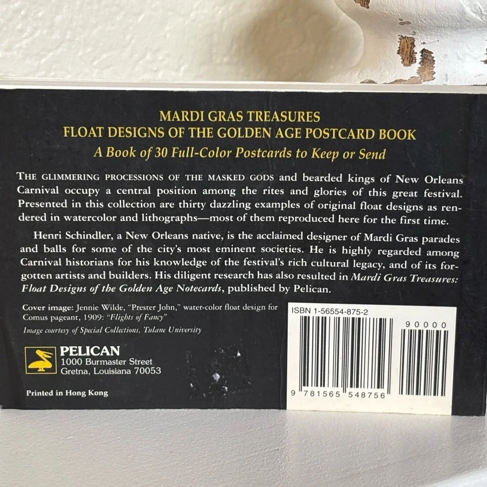 MARDI GRAS TREASURES Float Designs of the Golden Age Postcards. (29 Postcards)